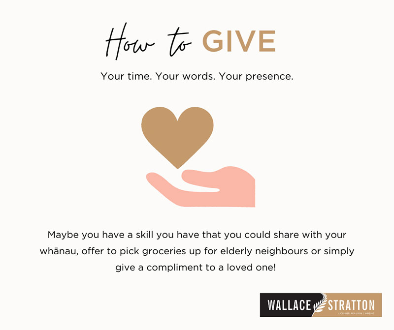 how to give